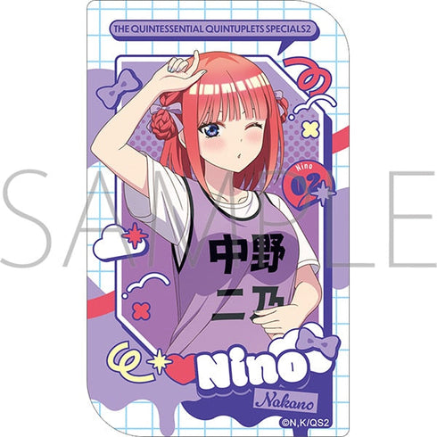 『五等分の花嫁*』ステッカー/中野二乃